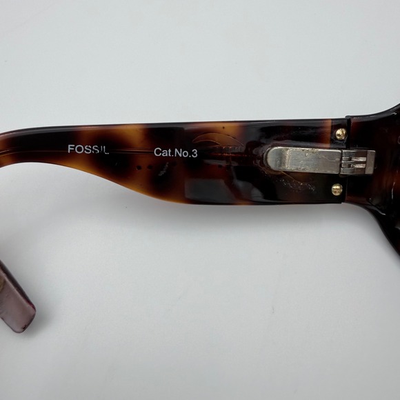 Fossil Janie PS3579 Y2K Oversized Tortoise Sunglasses Glam main image 6